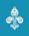 Fleur de Lis - Mini Mesh Stencil