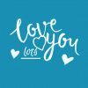 Love you Lots - Mini Mesh Stencil