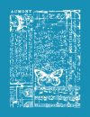 Retro Butterfly Background - Mesh Stencil