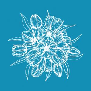 Tulip Bouquet - Mesh Stencil