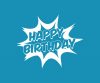 Happy Birthday Splash - Mesh Stencil