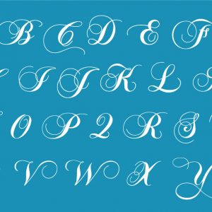 Alphabet - Mesh Stencil