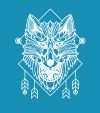Red Wolf - Mesh Stencil