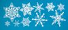 Snowflakes - Mesh Stencil