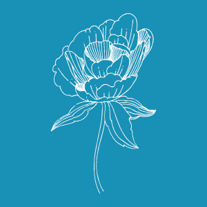 Fleur Moderne- Mini Mesh Stencil