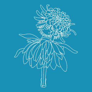 Flower Fairy - Mini Mesh Stencil