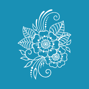 Flower Power - Mini Mesh Stencil