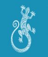 Geko Mandala - Mini Mesh Stencil