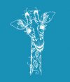 Giraffe Art - Mini Mesh Stencil