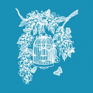 Open Bird Cage - Mini Mesh Stencil
