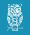 Owl Mandala - Mini Mesh Stencil