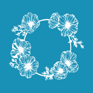 Poppy Hoop - Mini Mesh Stencil