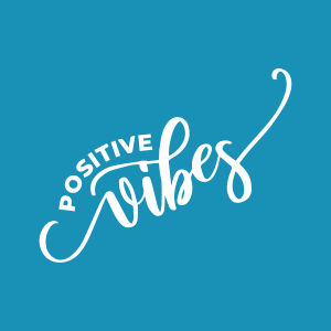 Positive Vibes - Mini Mesh Stencil