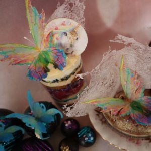Close-up-of-deserts-for-pixie-wings-for-cake-decorating